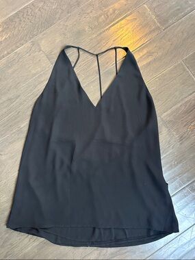 Express Black Strappy V-Neck Women's Tank Top Size L